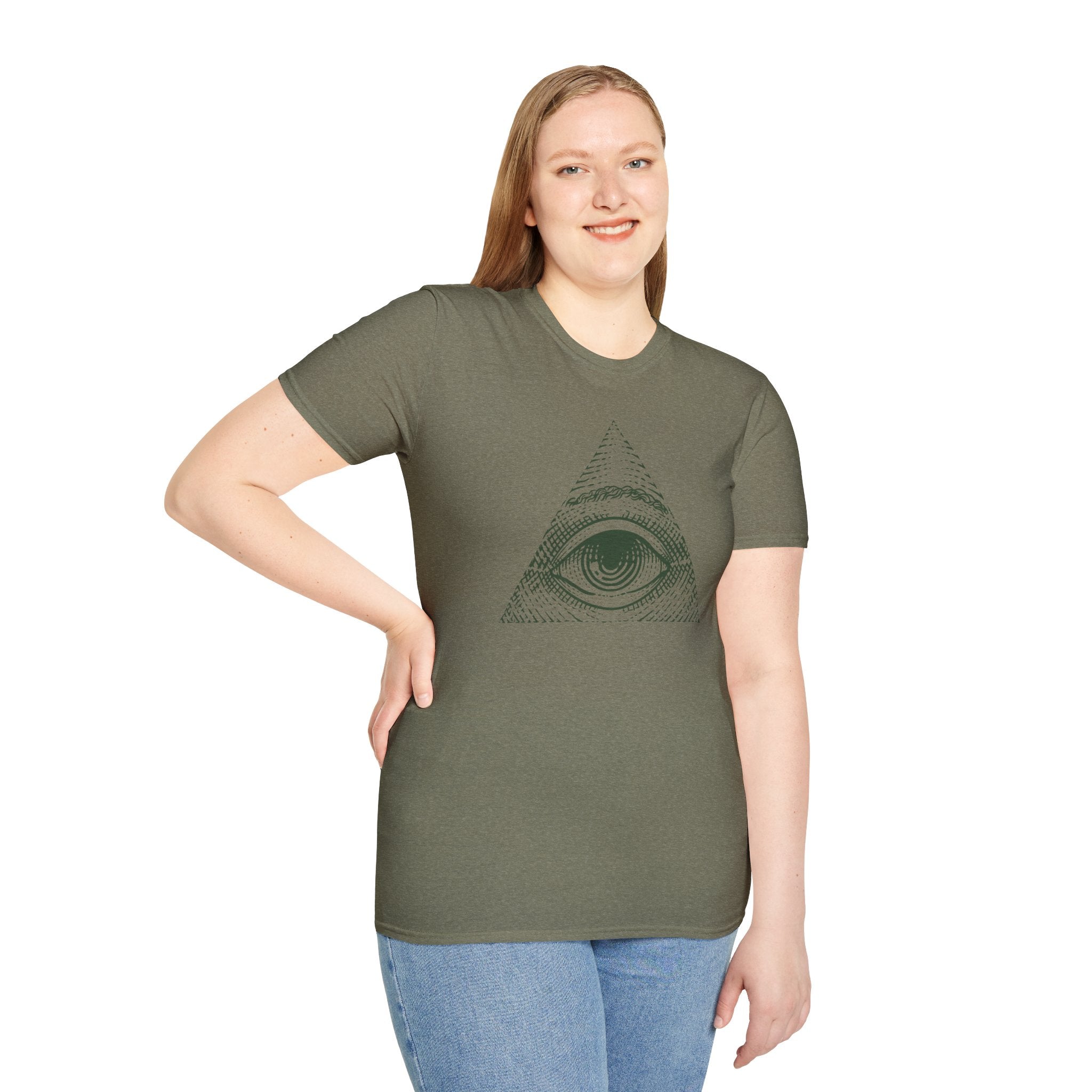 Illuminati Eye T-Shirt | Mysterious All-Seeing Eye Design