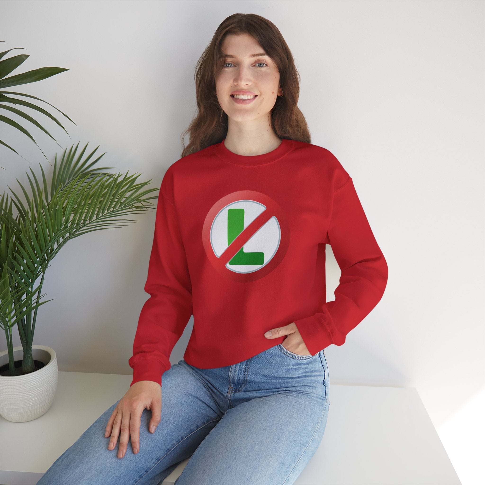 "No L" Christmas Sweatshirt | Funny Noel Pun Design