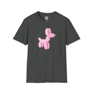 Pink Twisted Ballon Dog Graphic T-Shirt - Deez Teez