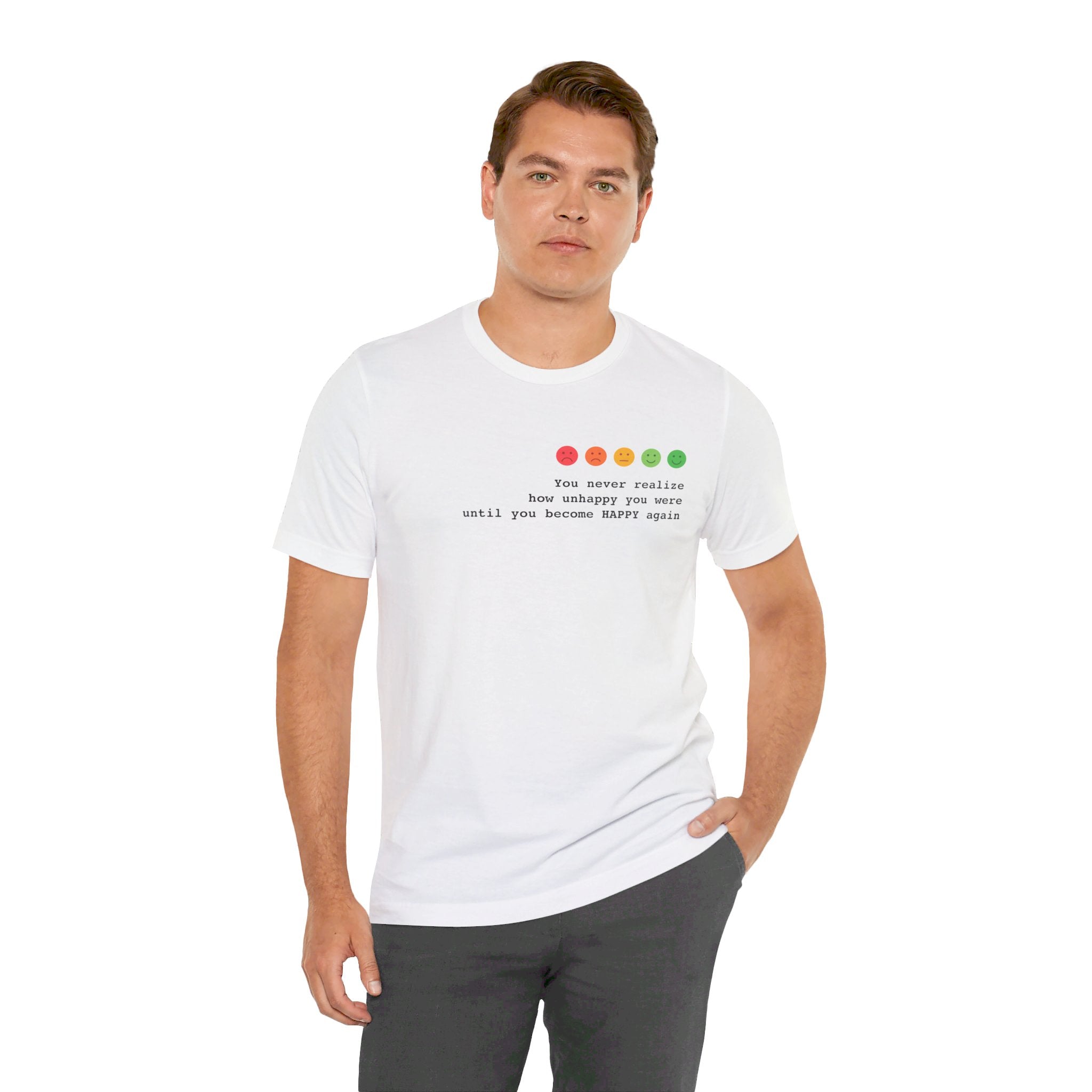 Happiness Quote T-Shirt | Happiness Realization - Deez Teez