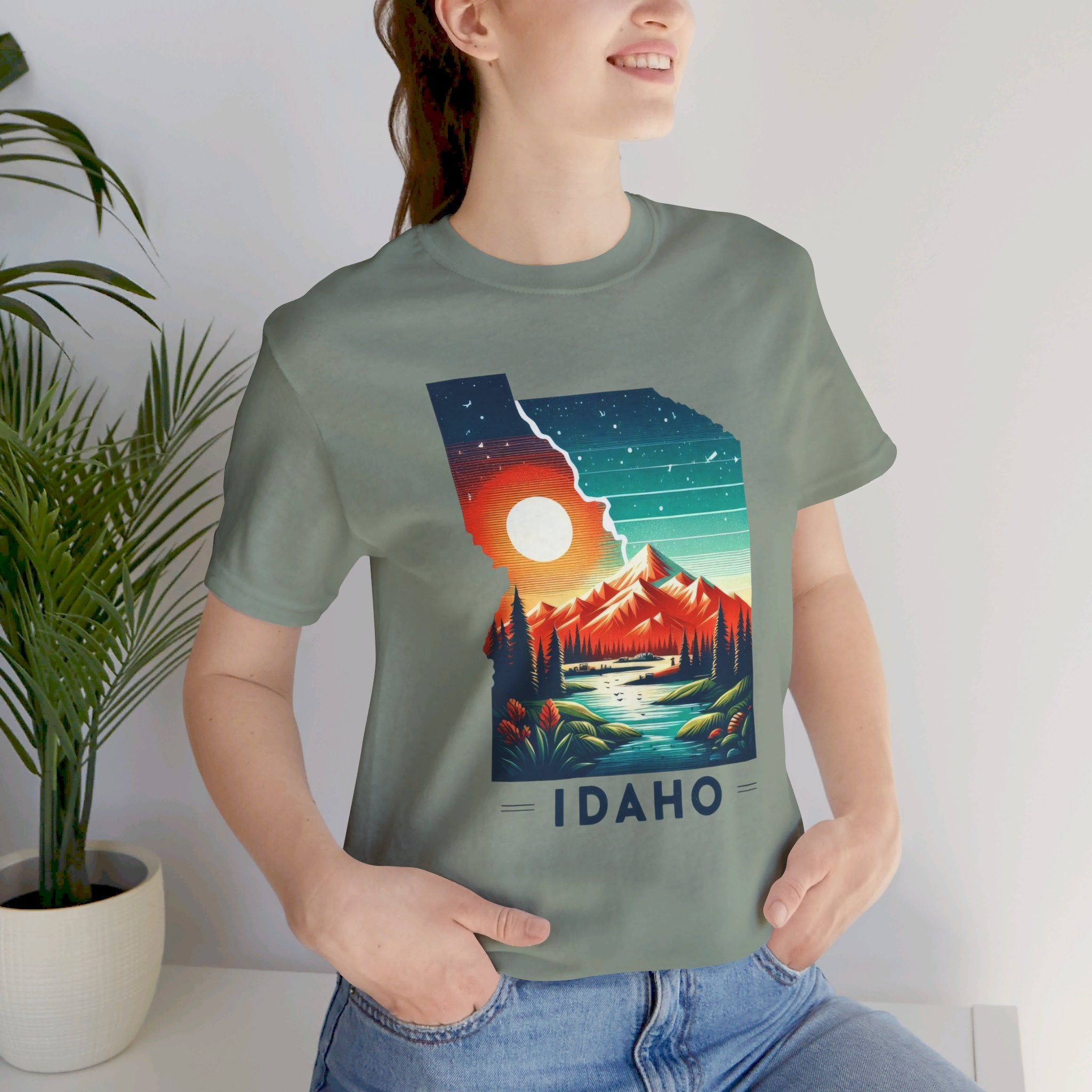 Idaho State Pride T-Shirt | State of Idaho Graphic T-Shirt - Deez Teez