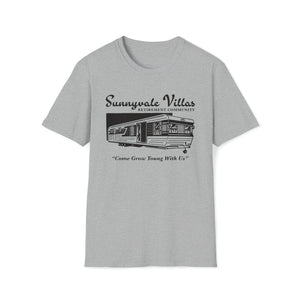 Sunnyvale Villas Retirement Community T-Shirt | Trailer Park Boys Parody T-Shirt - Deez Teez