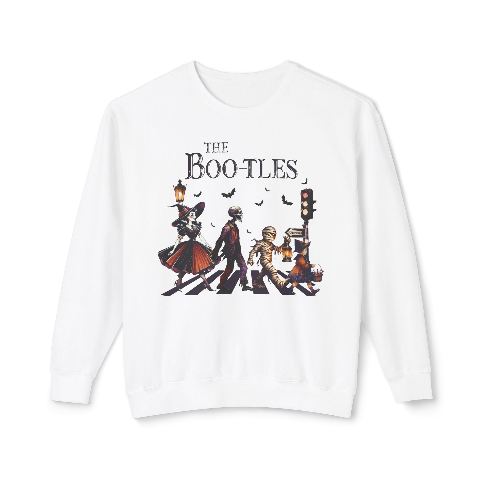 The 'Boo'tles Sweatshirt | Ghastly Beatles Halloween Crewneck Pullover - Deez Teez