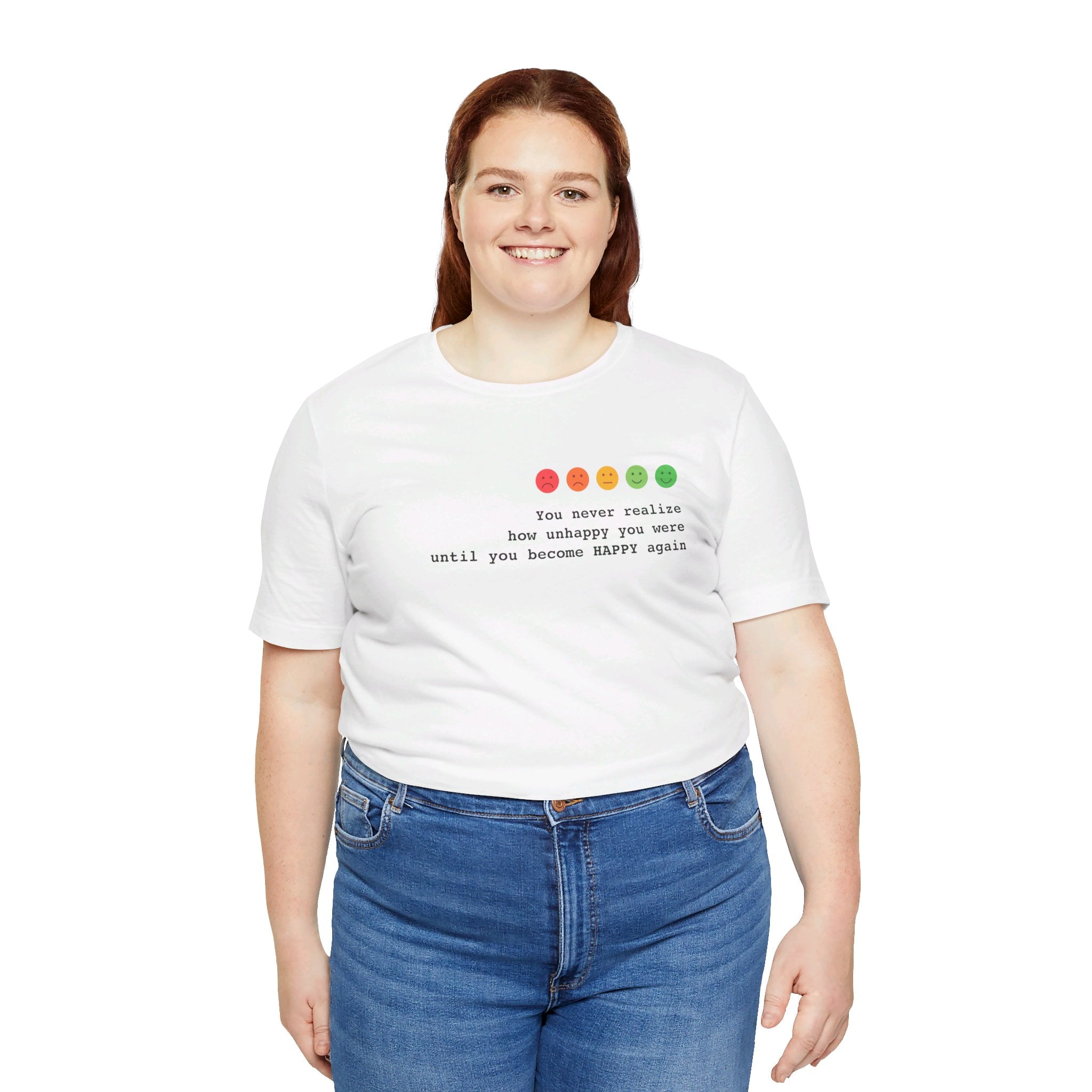 Happiness Quote T-Shirt | Happiness Realization - Deez Teez