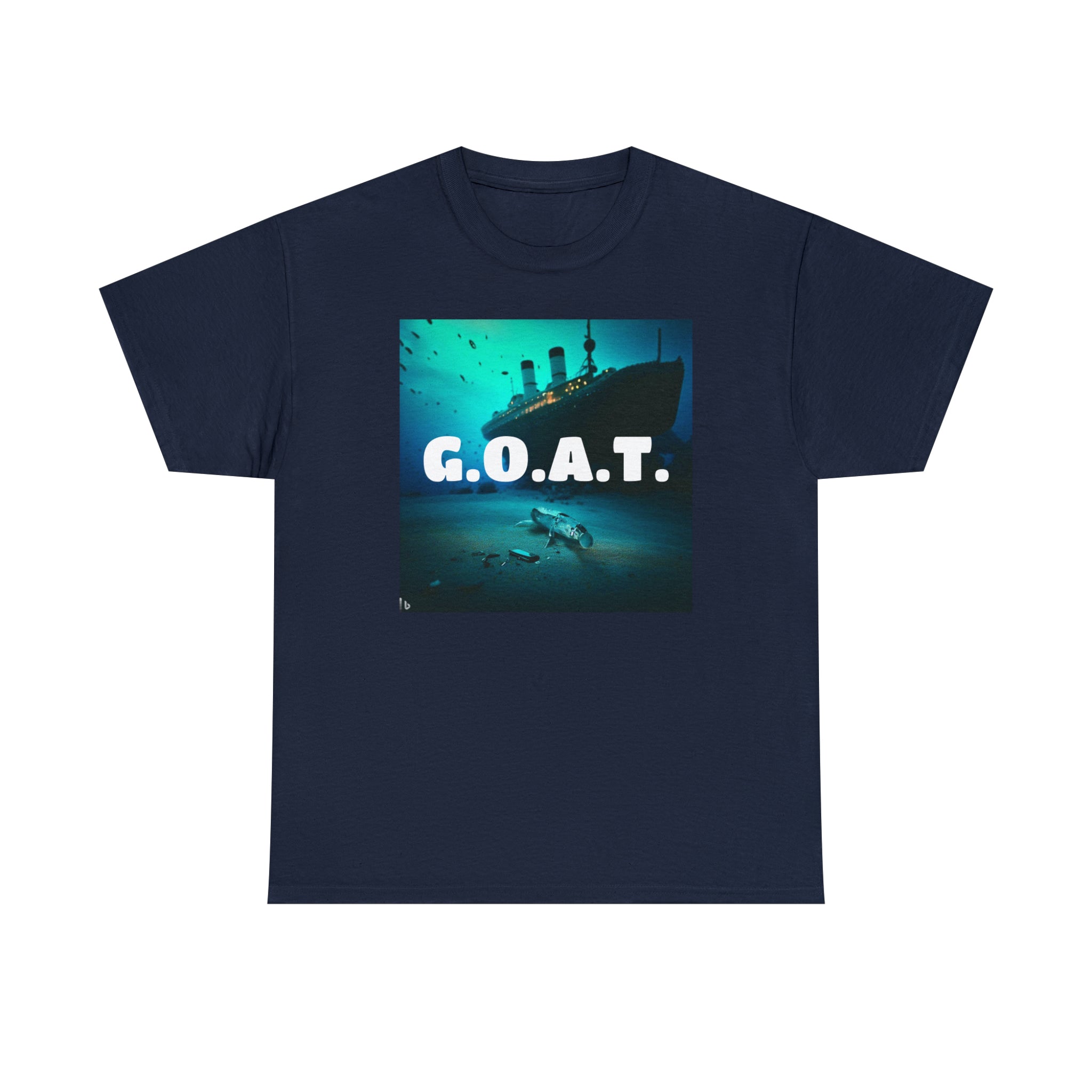 The GOAT T-Shirt | Sunken Titanic Tee - Deez Teez