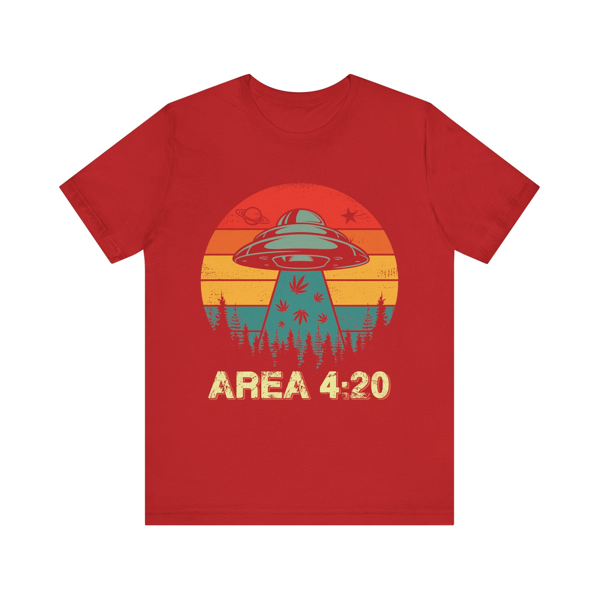 Area 420 Cannabis T-Shirt | Spaced Out Crewneck T-Shirt - Deez Teez