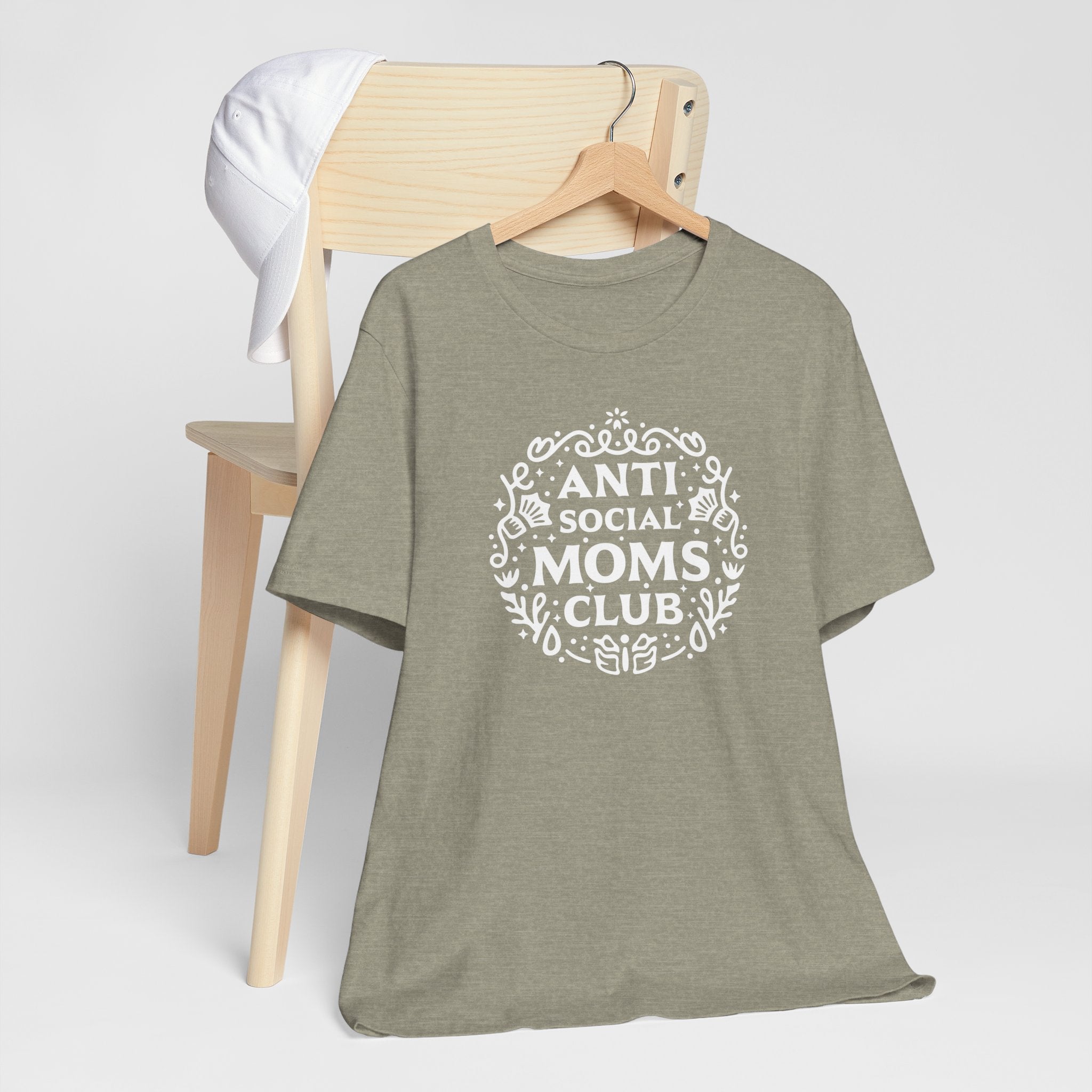 Anti-Social Moms Club T-Shirt | Funny Introvert Mom Tee