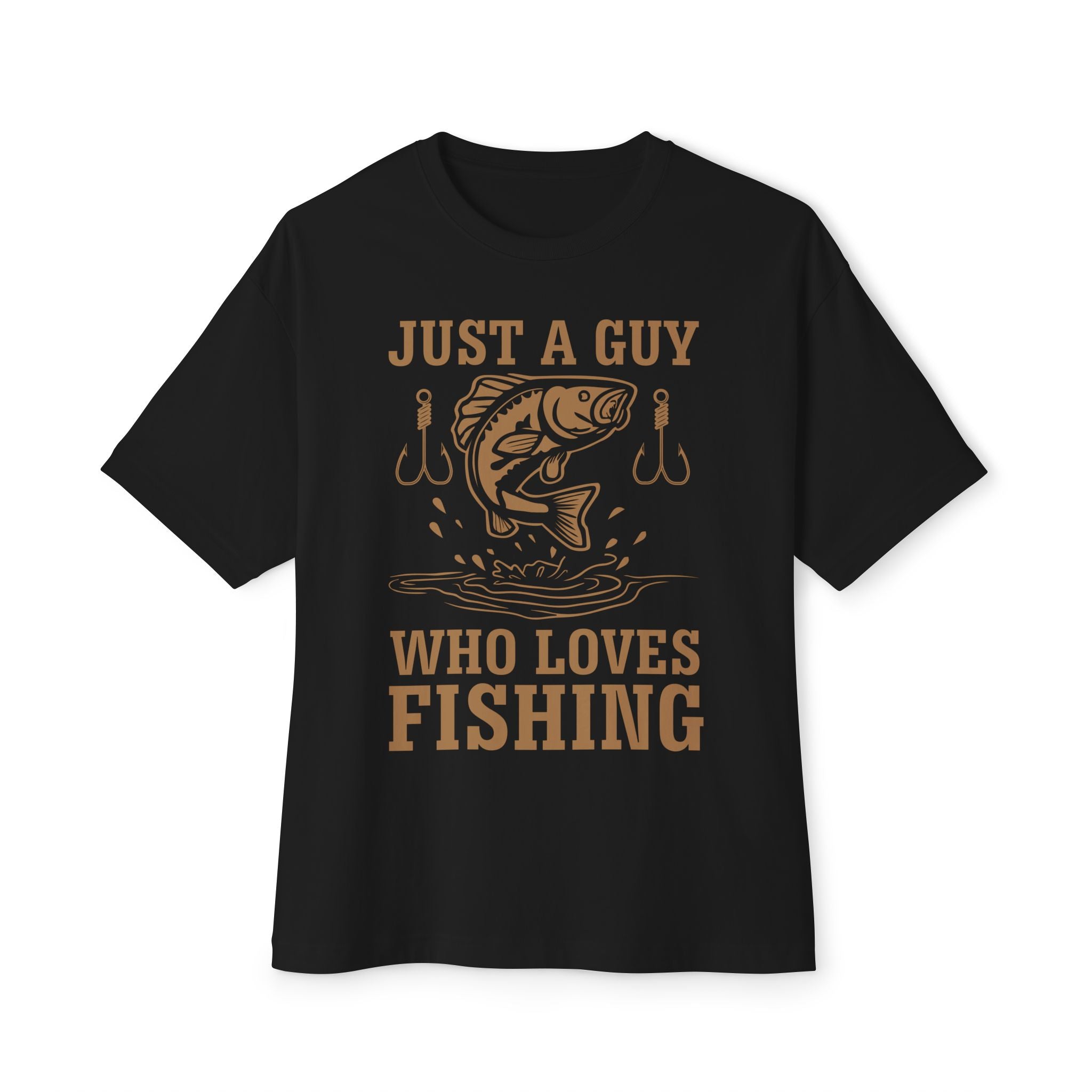 Just a Guy Who Loves Fishin' Graphic T-Shirt | Angler Apparel - Deez Teez