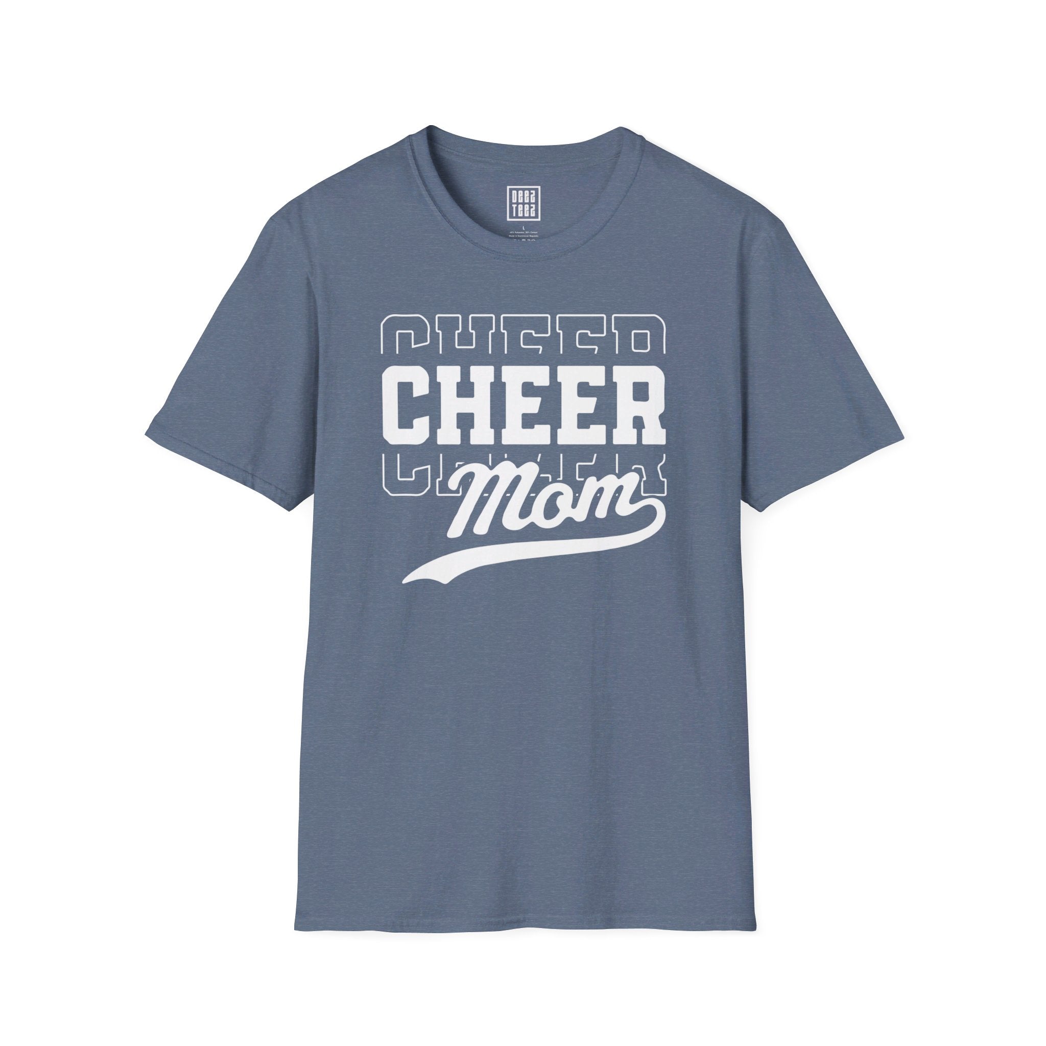 'Cheer Mom' Athlete Advocate T-Shirt | Gift For Cheerleading Parent - Deez Teez