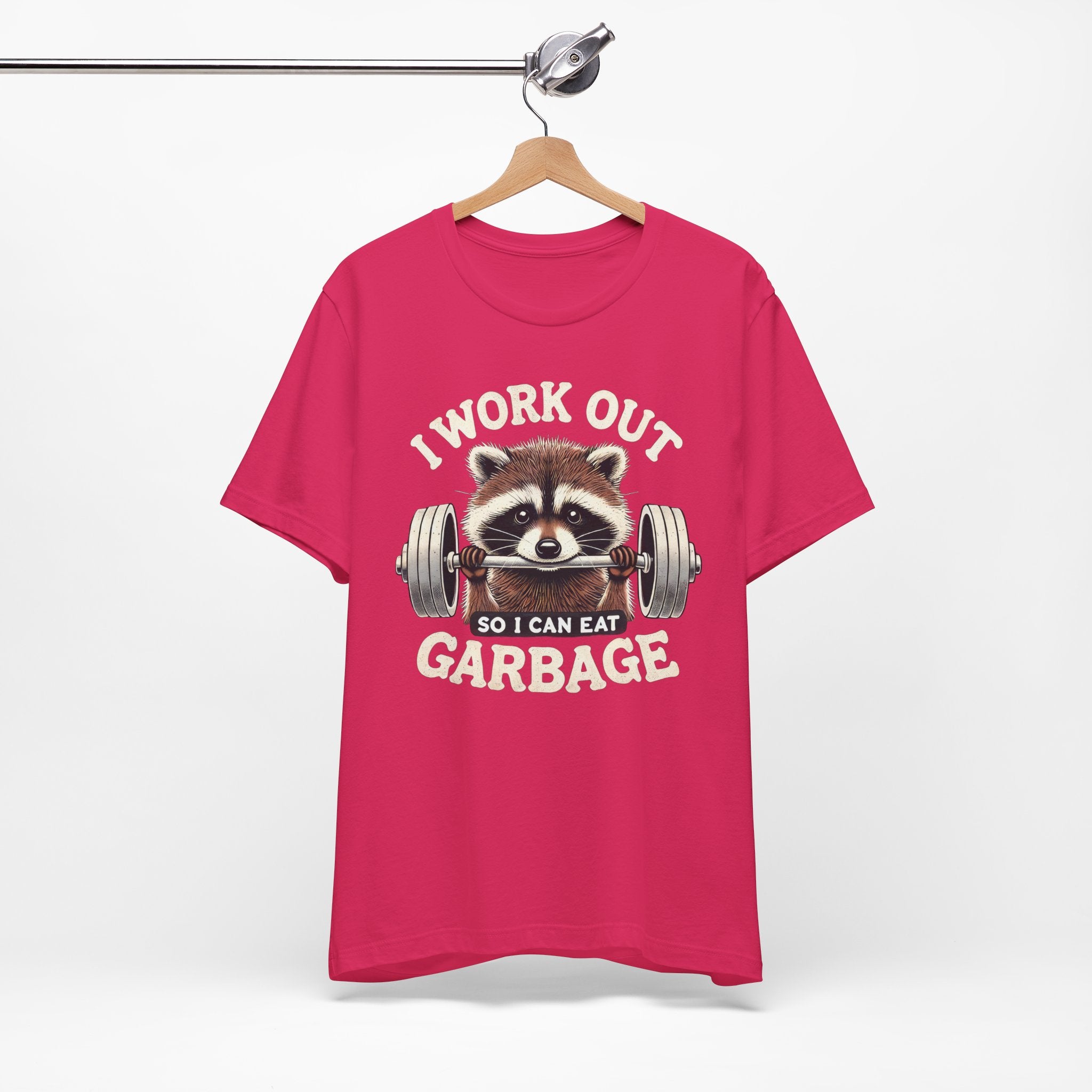 I Work Out So I Can Eat Garbage T-Shirt | Cheat Day Tee - Deez Teez