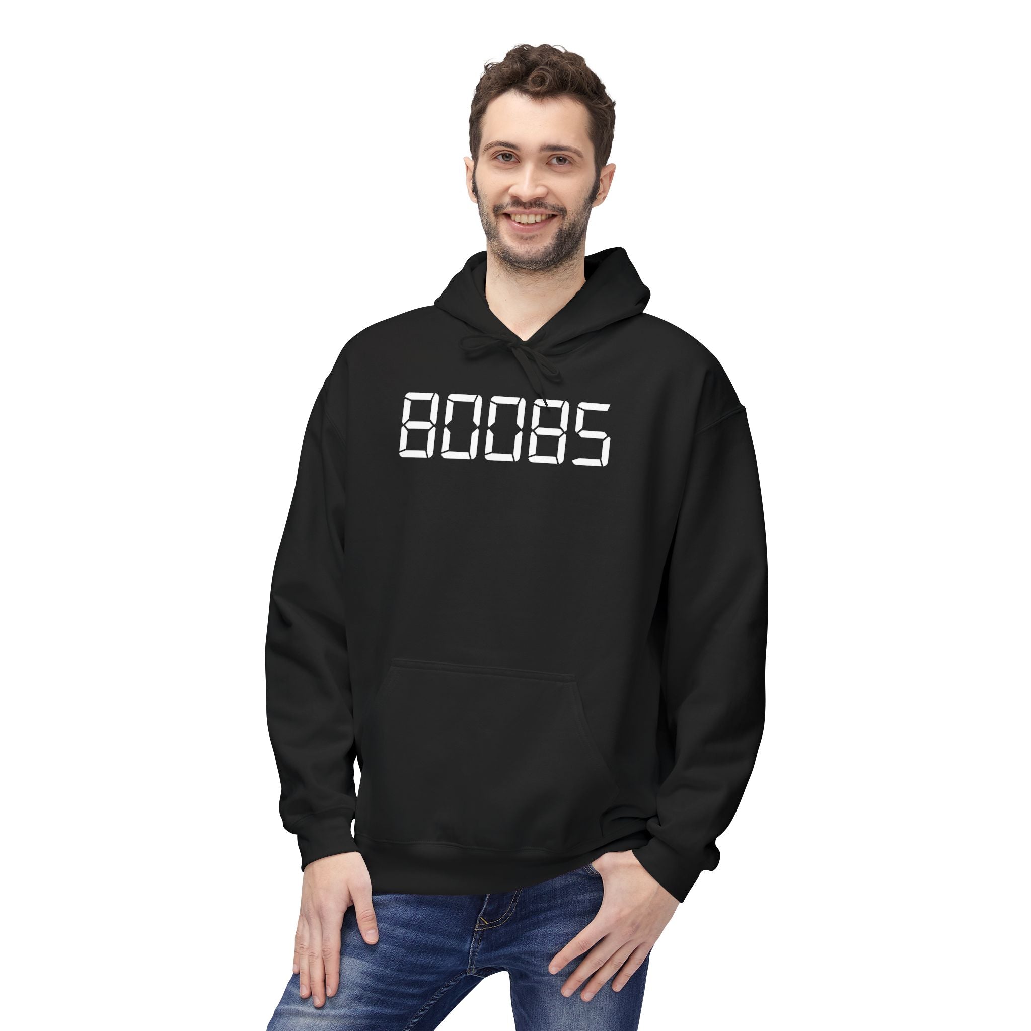 80085 'BOOBS' Hoodie | Funny Calculator Display Text Sweatshirt