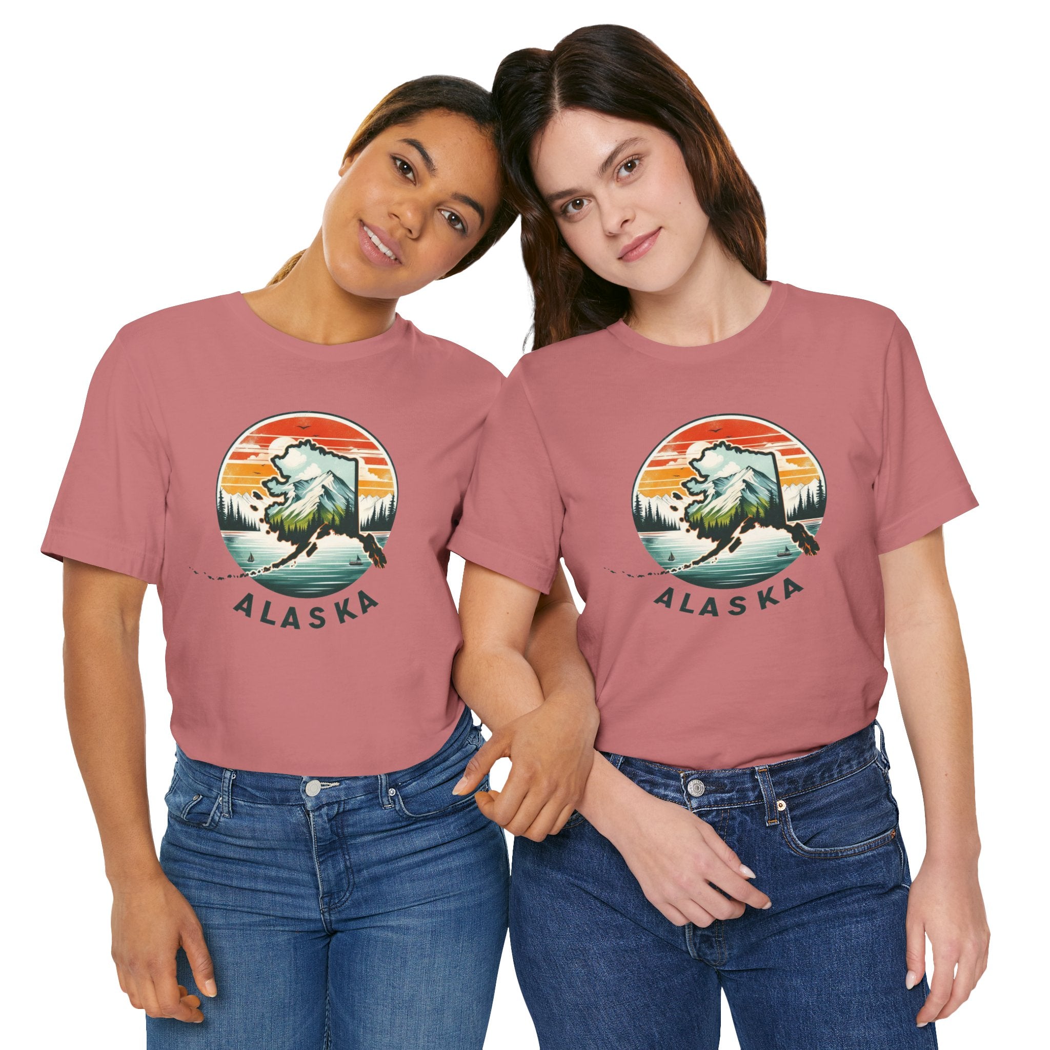 Alaska State Pride Jersey T-Shirt - Deez Teez