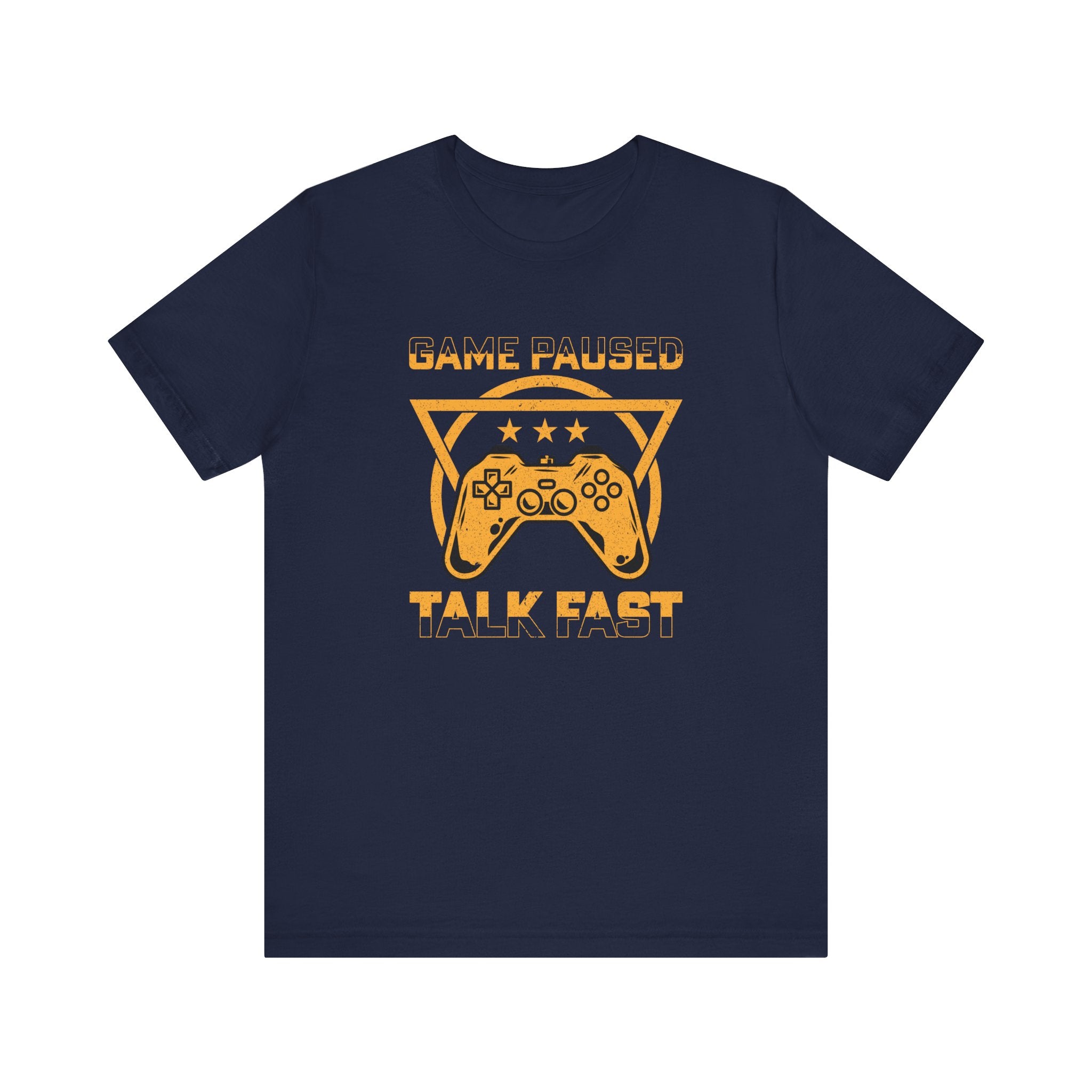 Gamer's T-Shirt | "Game Paused Talk Fast" Tee | Fun and Stylish Gamer's Shirt - Deez Teez