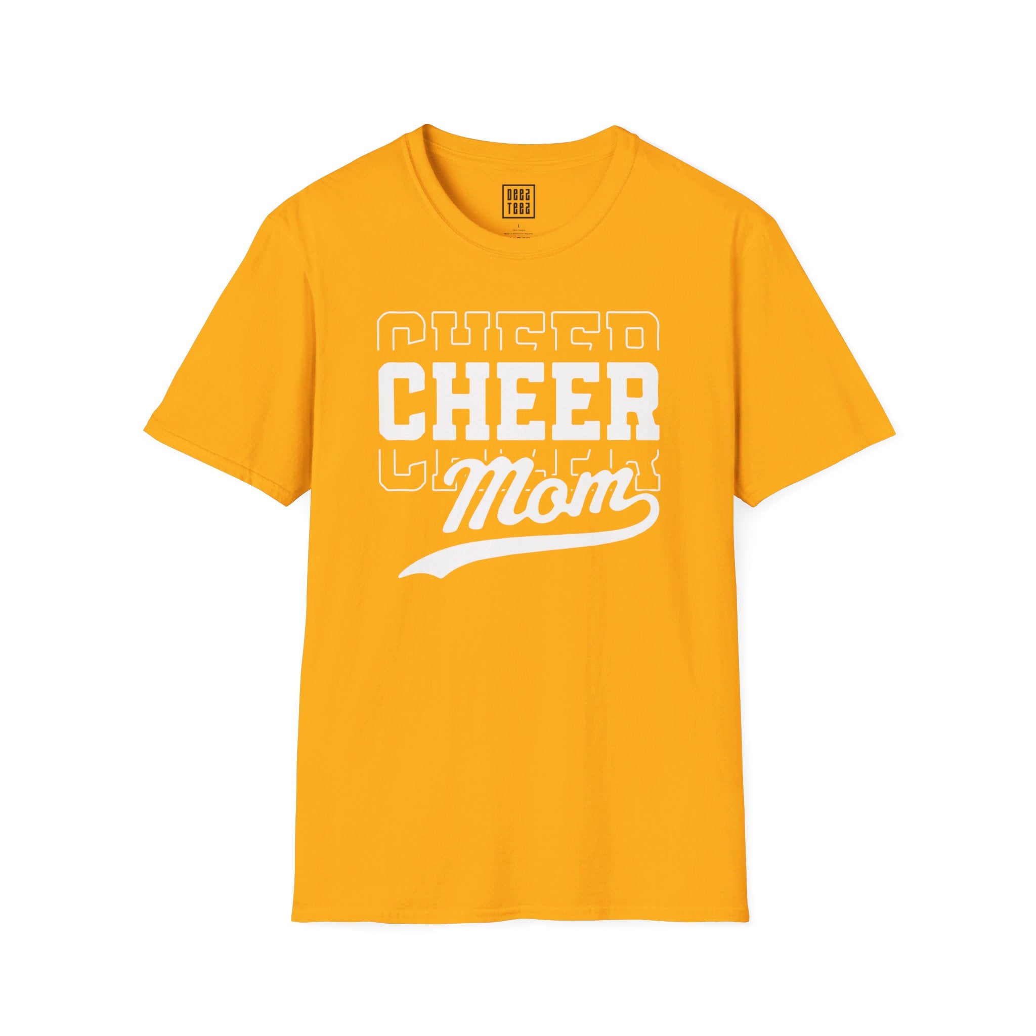 'Cheer Mom' Athlete Advocate T-Shirt | Gift For Cheerleading Parent - Deez Teez