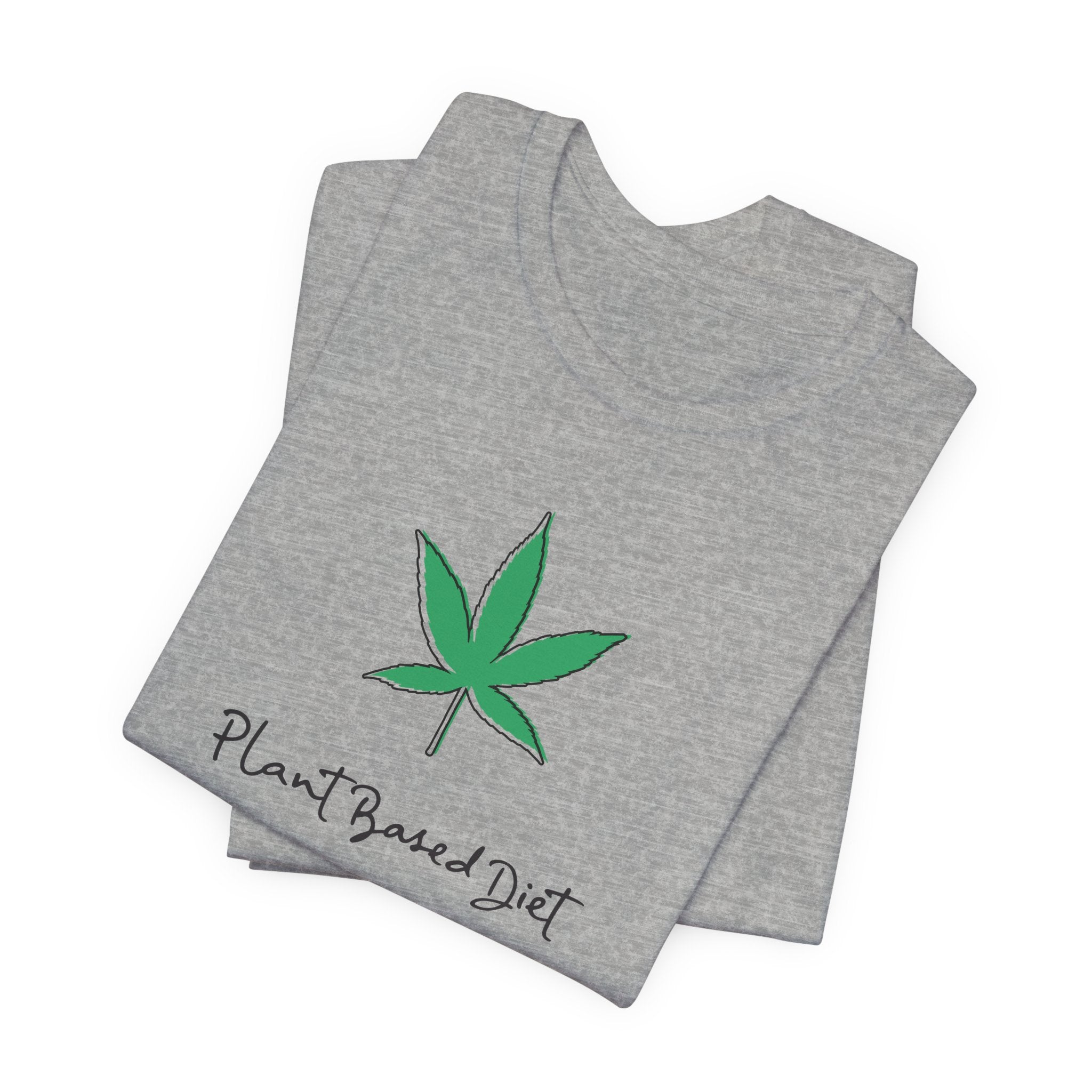 Plant Based Diet Cannabis T-Shirt - Deez Teez