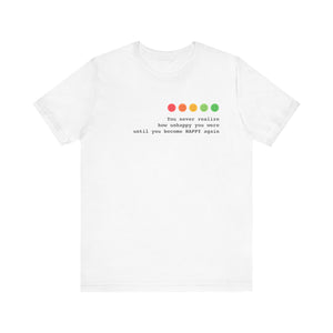 Happiness Quote T-Shirt | Happiness Realization - Deez Teez