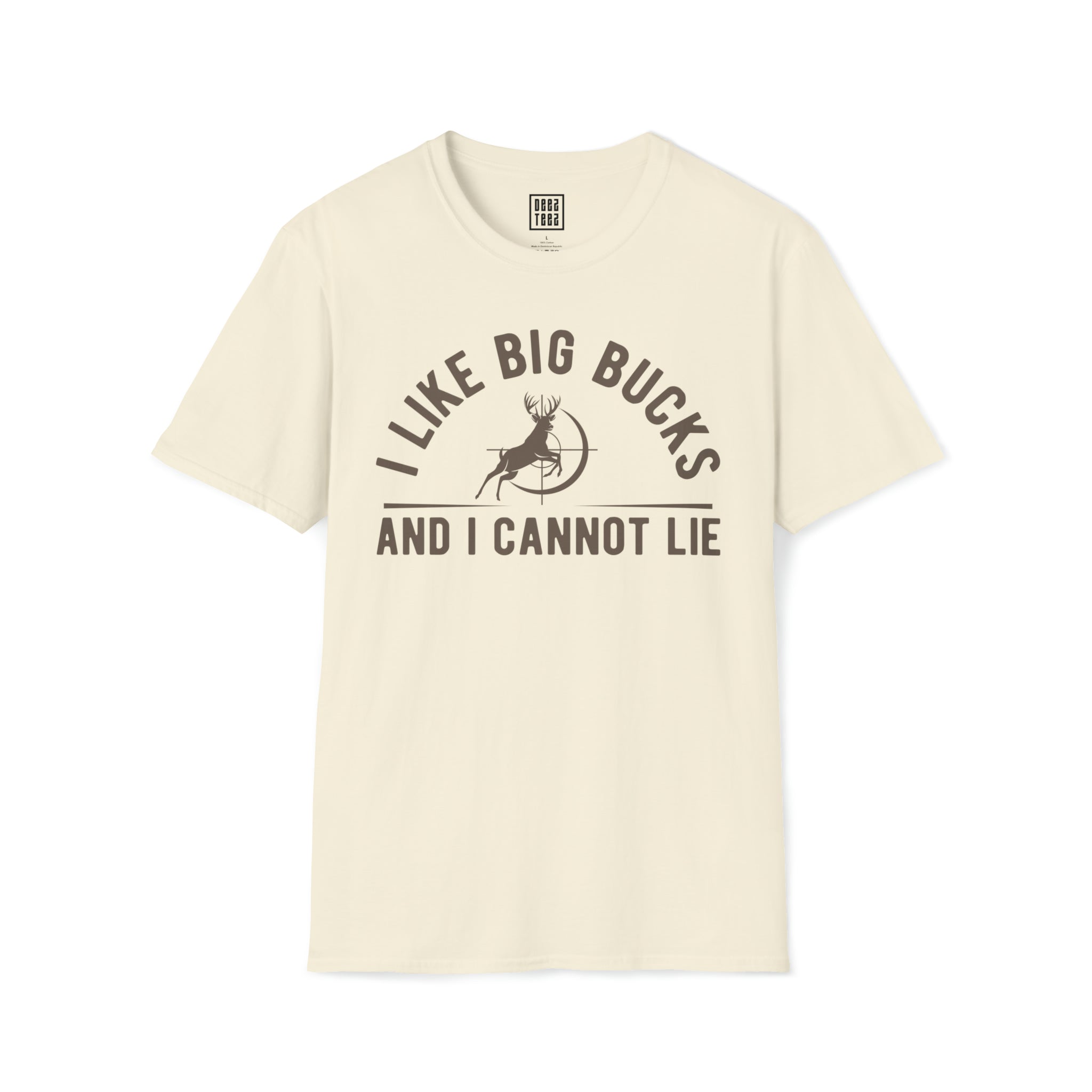 'I Like Big Bucks and I Cannot Lie' T-shirt | Funny Deer Hunting Shirt - Deez Teez