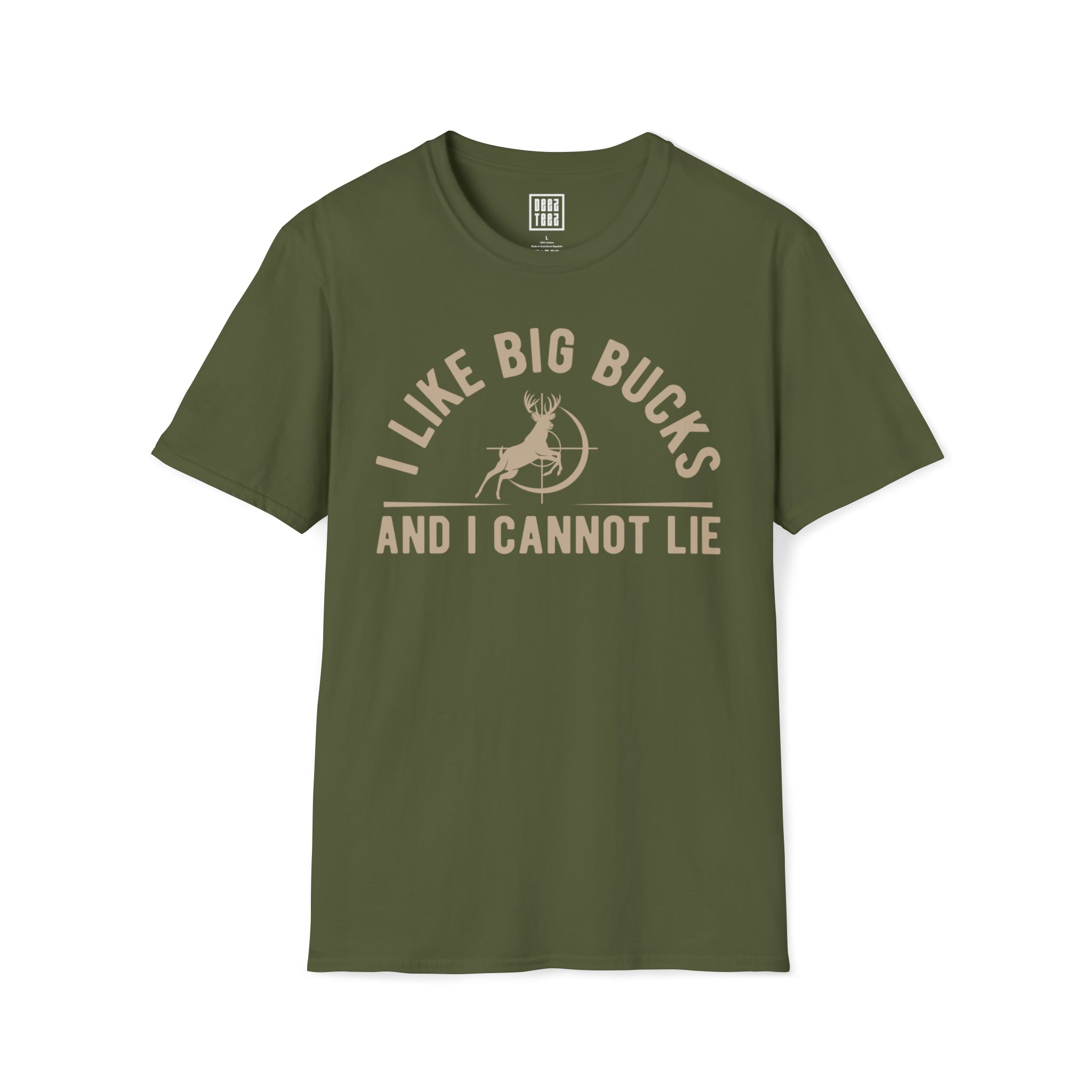 'I Like Big Bucks and I Cannot Lie' T-shirt | Funny Deer Hunting Shirt - Deez Teez