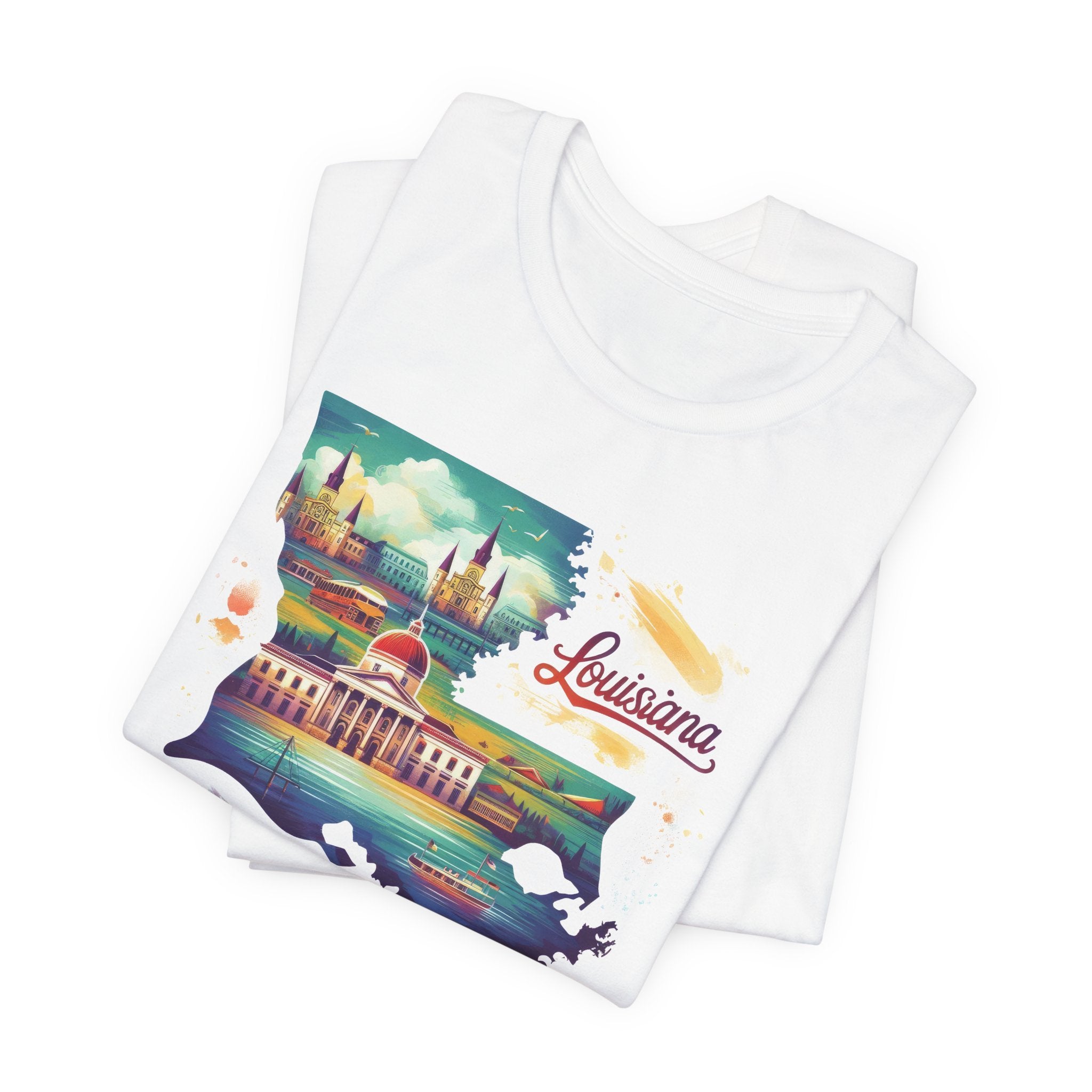 Louisiana State Pride Tee | State of Louisiana Graphic T-Shirt - Deez Teez