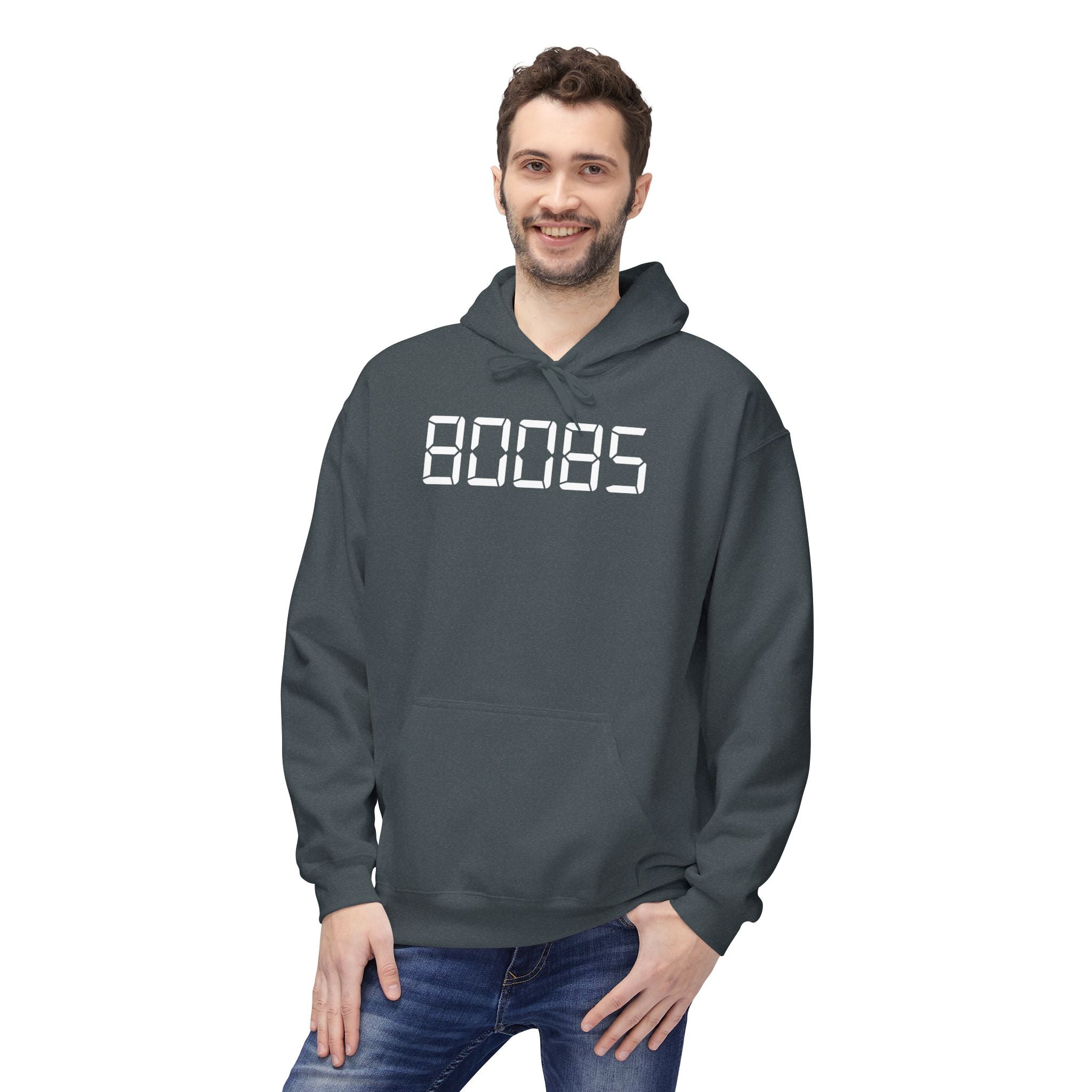 80085 'BOOBS' Hoodie | Funny Calculator Display Text Sweatshirt