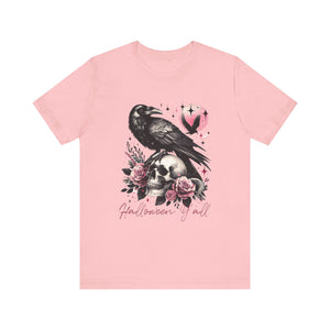 Halloween Y'all T-Shirt | Fun & Festive Raven Halloween Tee - Deez Teez