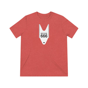 Next In Line 666 | Deli Number Dispenser | Unisex Tri-blend T-shirt - Deez Teez