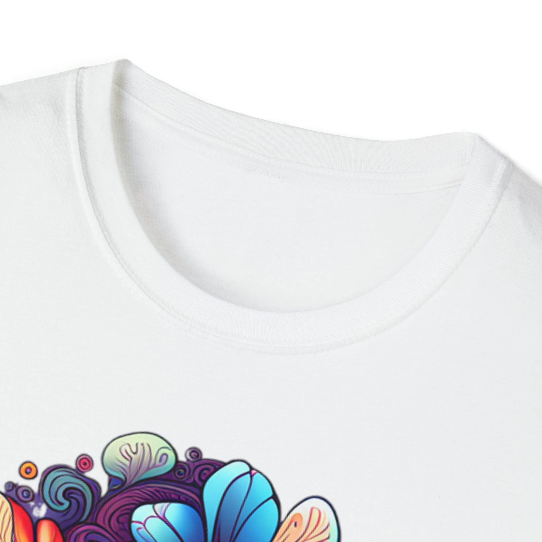 Psychedelic Mushroom Retro Trippy Delight T-Shirt | Surreal Fungi Tee - Deez Teez