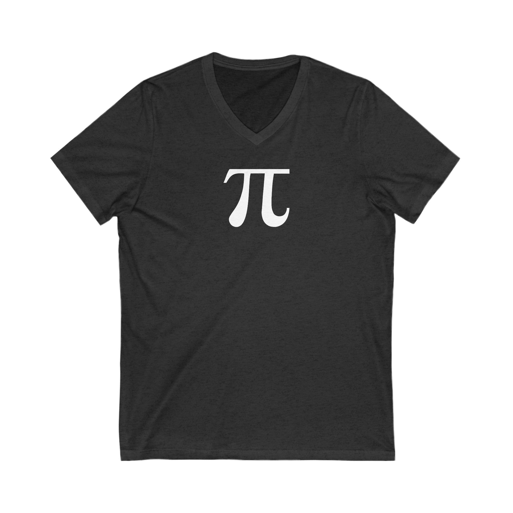 Pi Symbol Tee | Math Humor V-Neck T-Shirt - Deez Teez