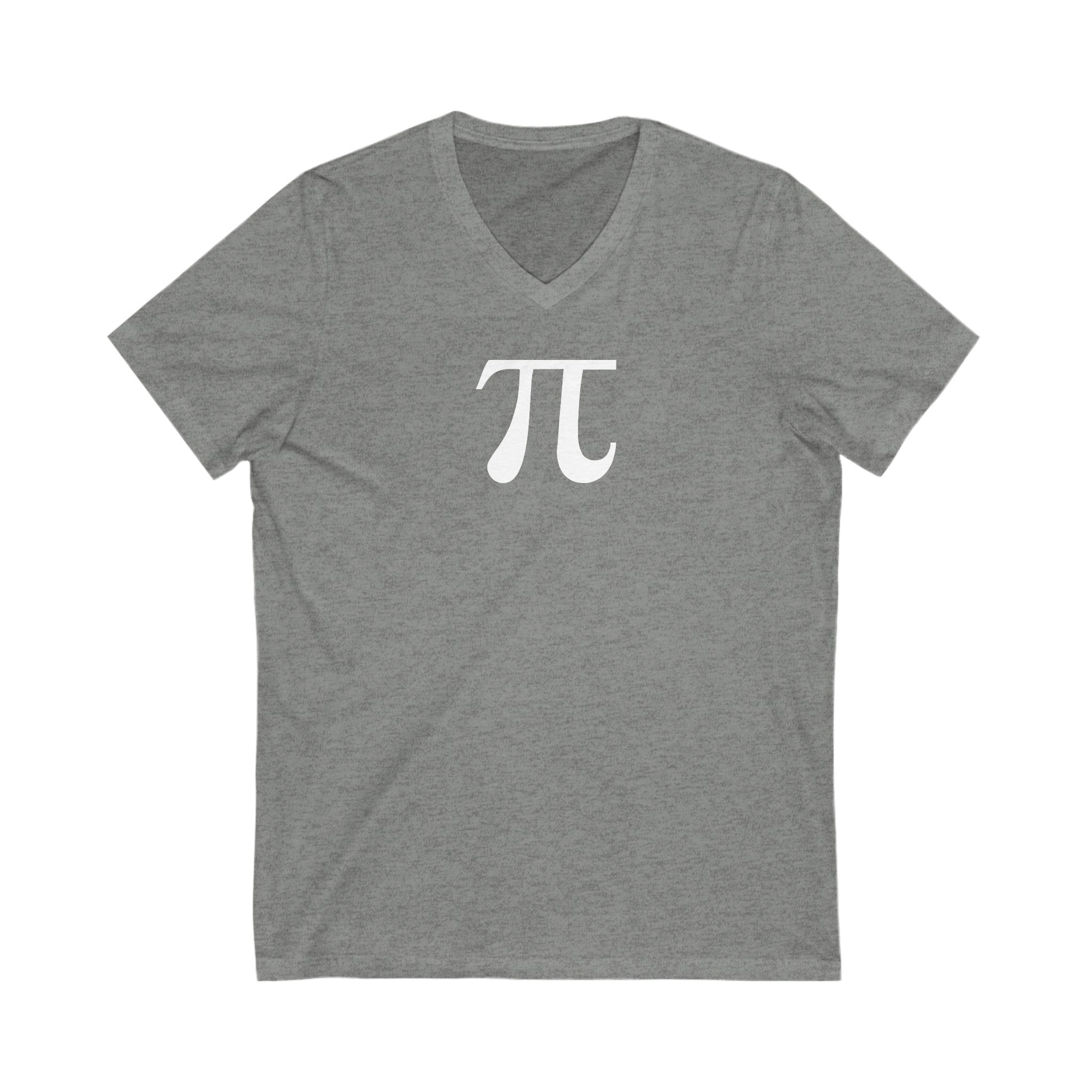 Pi Symbol Tee | Math Humor V-Neck T-Shirt - Deez Teez