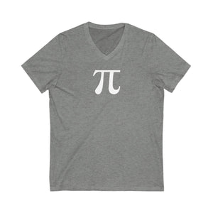 Pi Symbol Tee | Math Humor V-Neck T-Shirt - Deez Teez