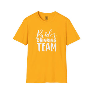 Bachelorette Party Shirt | "Brides Drinking Team" Graphic T-Shirt | Celebrate the Bride-to-Be - Deez Teez