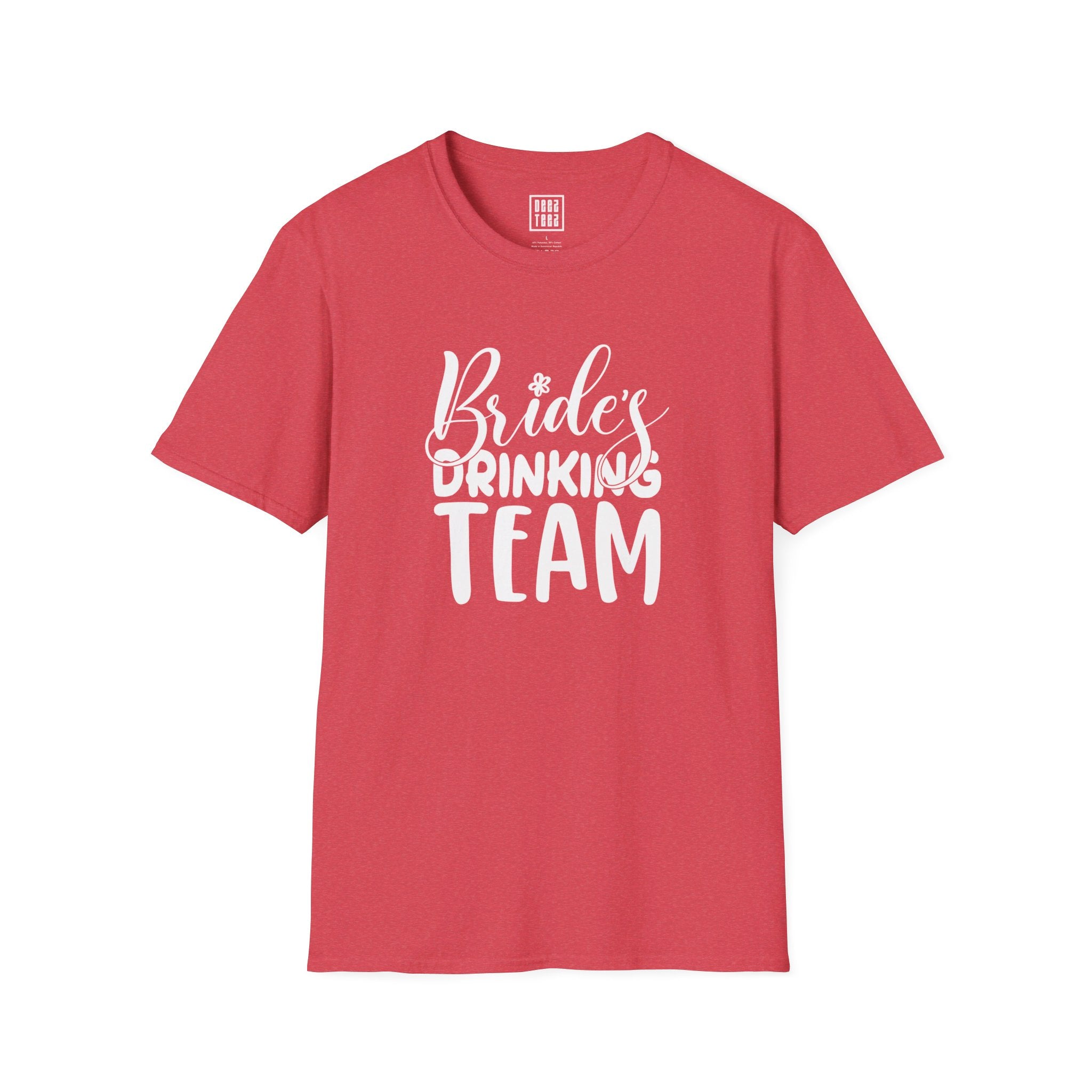 Bachelorette Party Shirt | "Brides Drinking Team" Graphic T-Shirt | Celebrate the Bride-to-Be - Deez Teez