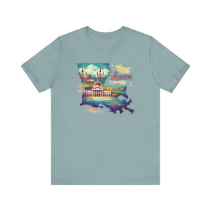 Louisiana State Pride Tee | State of Louisiana Graphic T-Shirt - Deez Teez