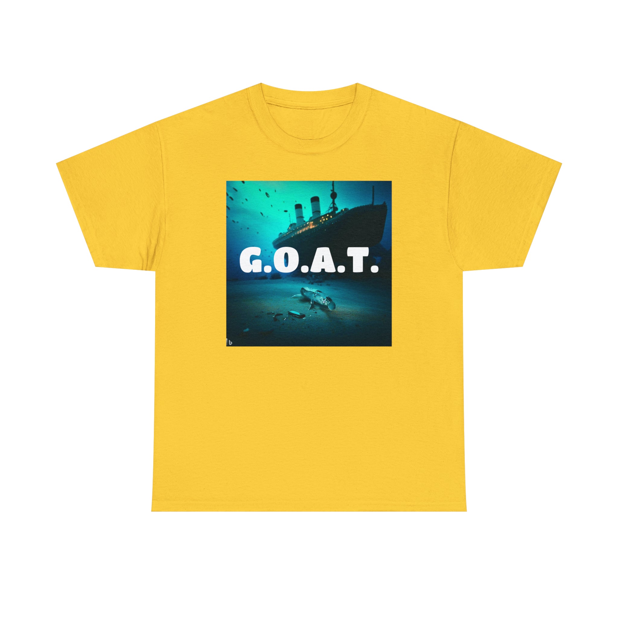 The GOAT T-Shirt | Sunken Titanic Tee - Deez Teez