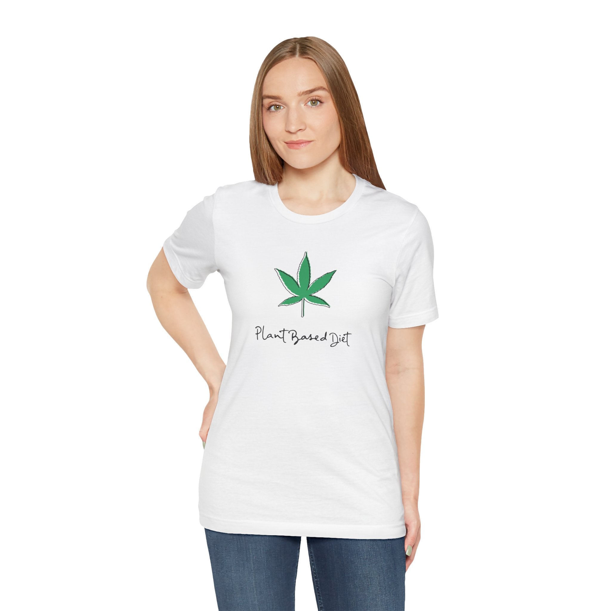 Plant Based Diet Cannabis T-Shirt - Deez Teez
