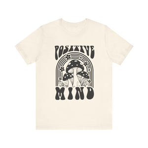 Positive Mind Graphic T-Shirt | Mindful Muscaria Tee - Deez Teez