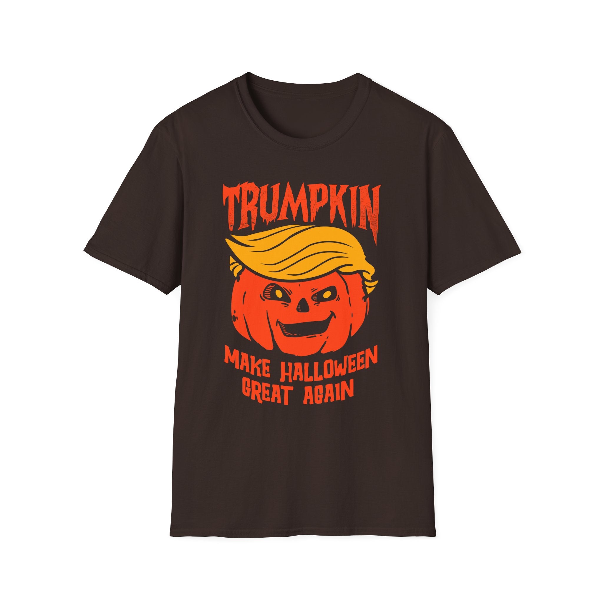 Trumpkin: Make Halloween Great Again Tee | Combover Pumpkin Donald Trump T-Shirt