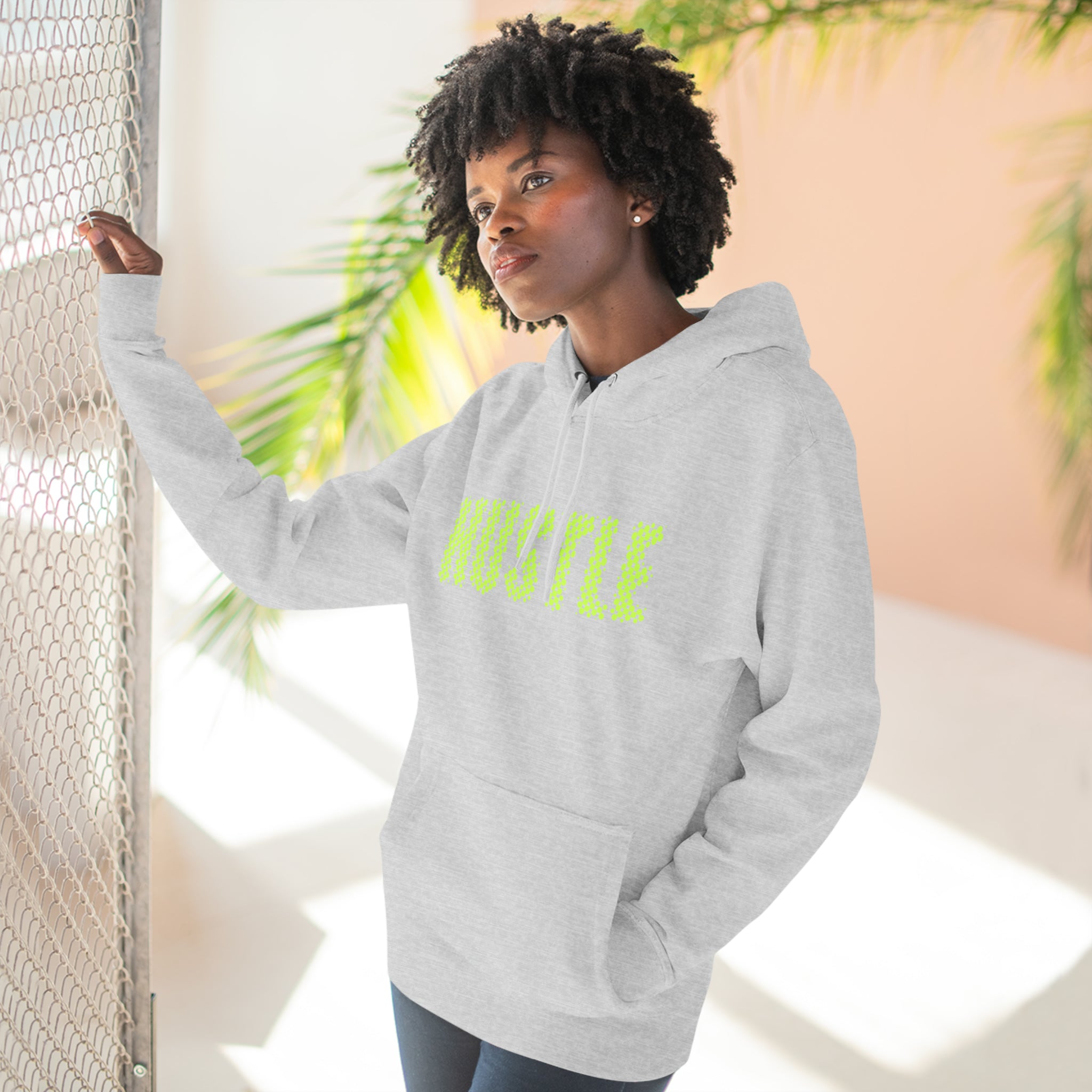 'Hustle' Bold Statement Typographic Design | Unisex Premium Pullover Hoodie - Deez Teez