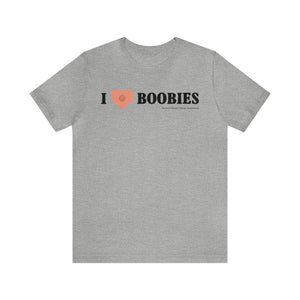 I Heart Boobies - Breast Cancer Awareness T-Shirt - Deez Teez