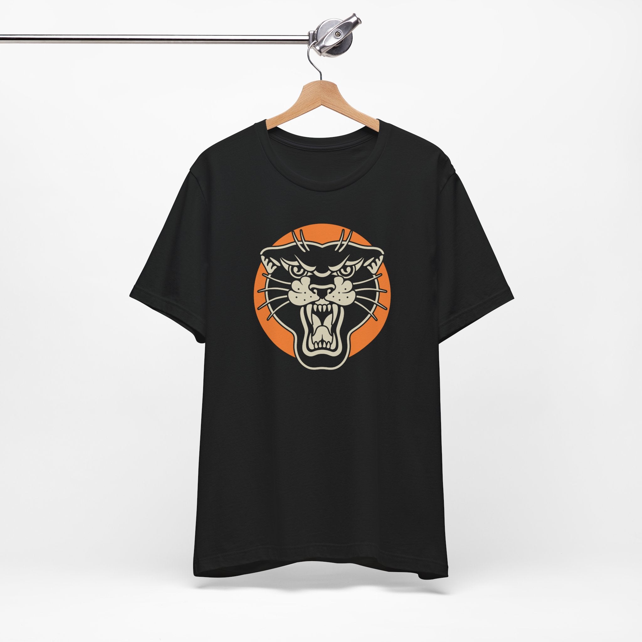 Black Panther Traditional Tattoo Flash T-shirt