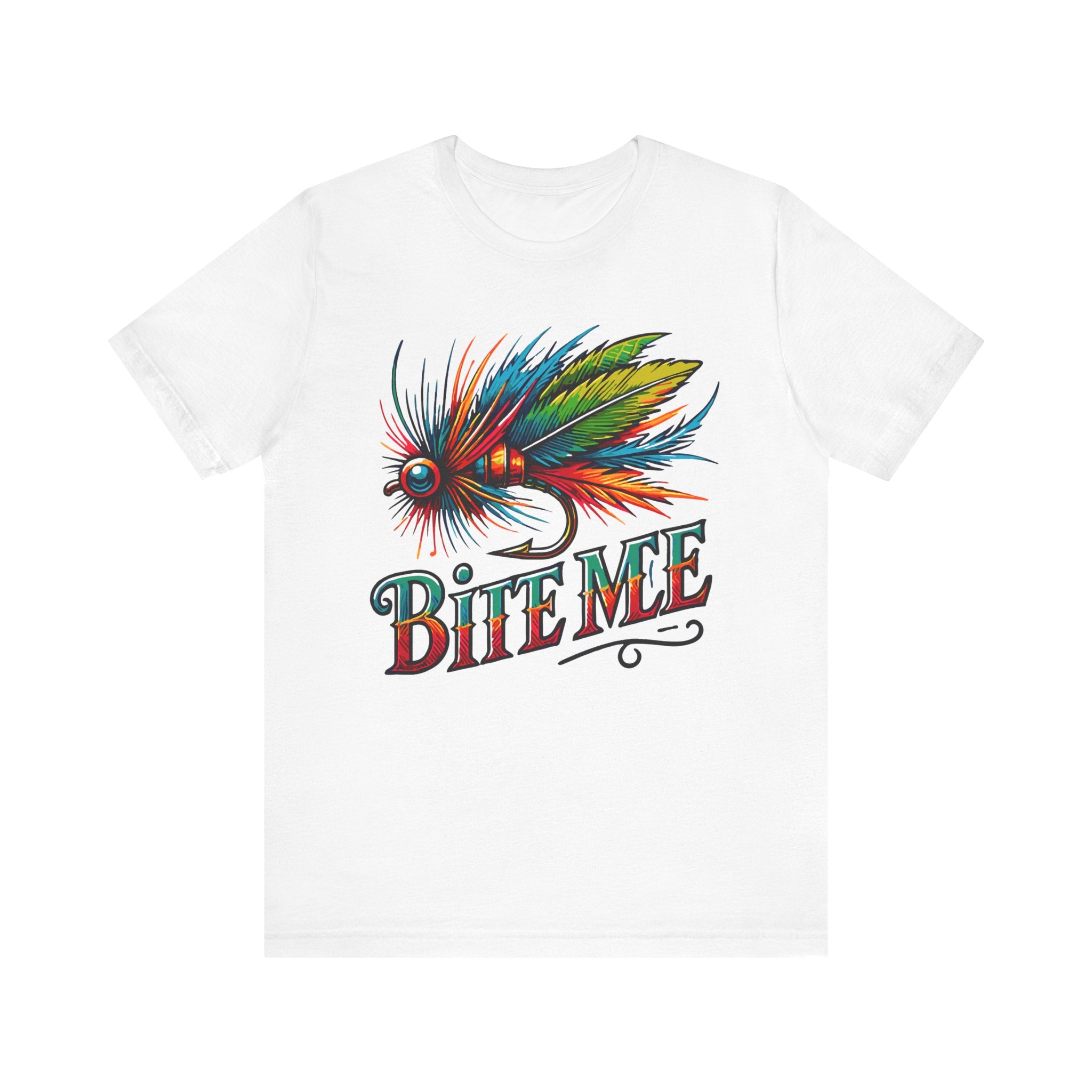 Bite Me' Fish Bait T-Shirt - Deez Teez