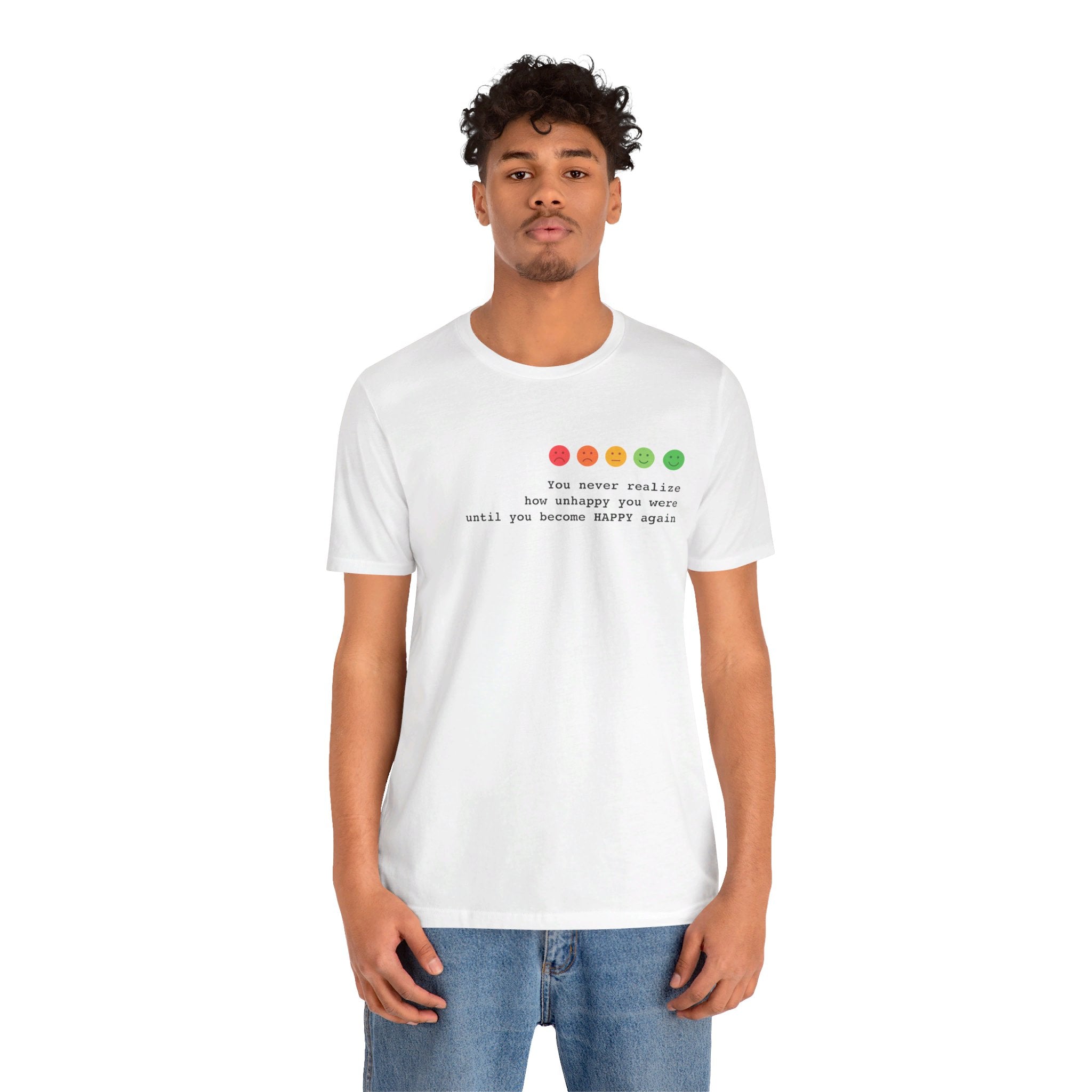 Happiness Quote T-Shirt | Happiness Realization - Deez Teez