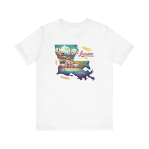 Louisiana State Pride Tee | State of Louisiana Graphic T-Shirt - Deez Teez