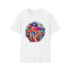 Psychedelic Mushroom Retro Trippy Delight T-Shirt | Surreal Fungi Tee - Deez Teez