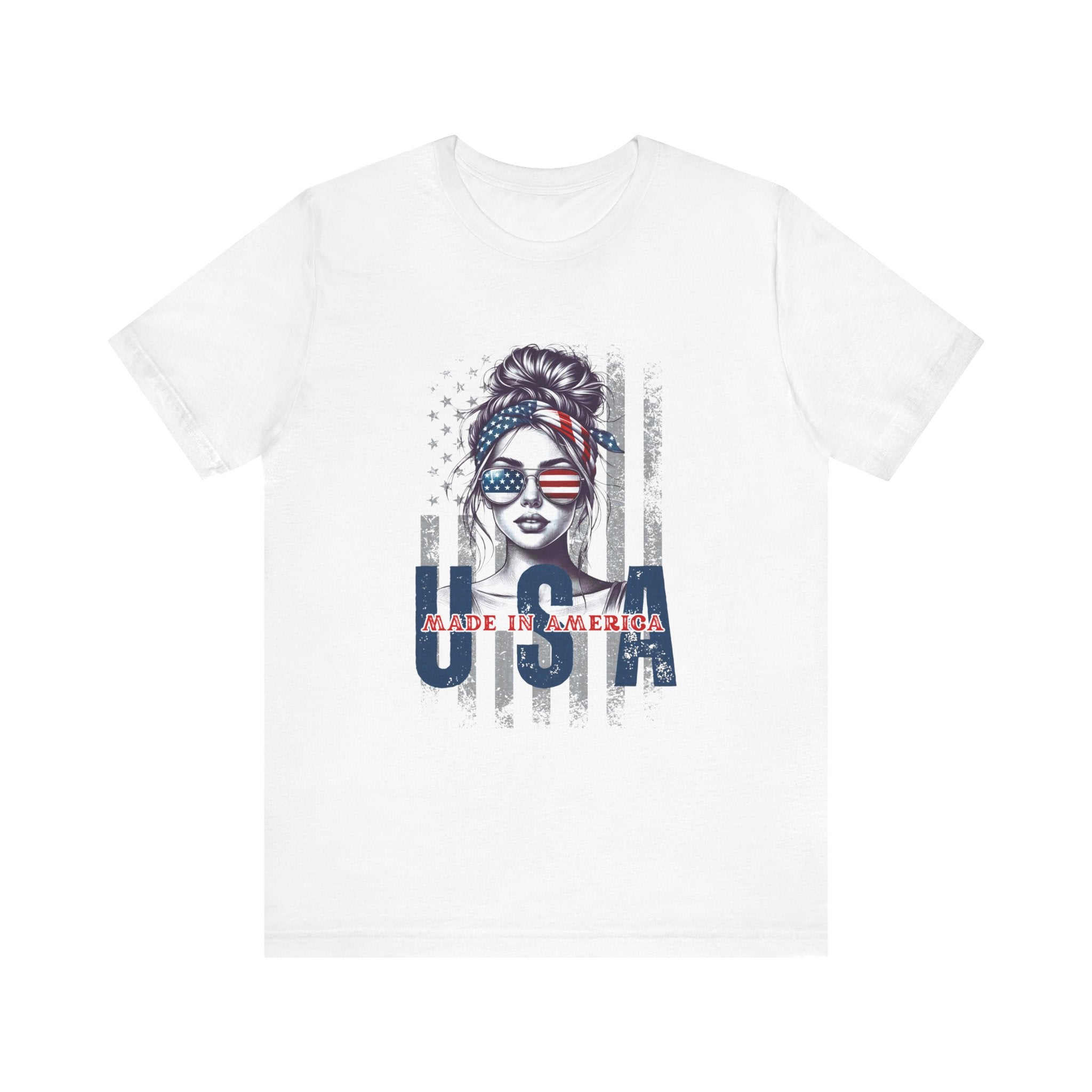 USA: Made in America Graphic T-Shirt | American Pride with a Stylish Twist - Deez Teez